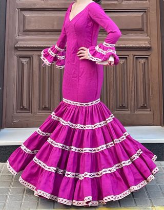 Traje de Flamenca Buganvilla Canastero T.38