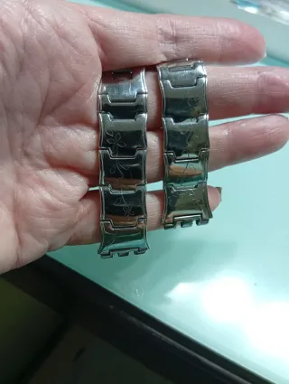 Correa Swatch skin Acero Plata  + Regalo correa