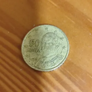 Moneda 50 céntimos 2002