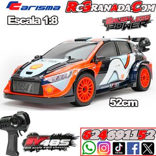 COCHE RALLY CARISMA M48S HYUNDAI I20N 1/8 RTR