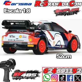 COCHE RALLY CARISMA M48S HYUNDAI I20N 1/8 RTR
