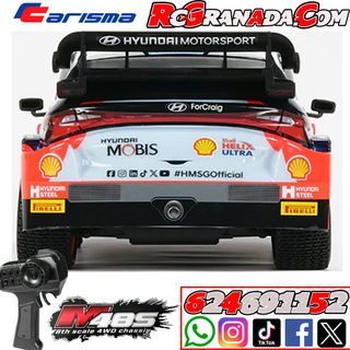 COCHE RALLY CARISMA M48S HYUNDAI I20N 1/8 RTR