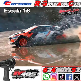 COCHE RALLY CARISMA M48S HYUNDAI I20N 1/8 RTR