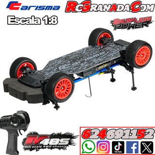 COCHE RALLY CARISMA M48S HYUNDAI I20N 1/8 RTR