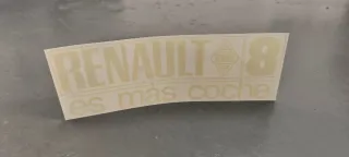 Adhesivo Renault 8
