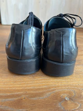 Zapatos Derby Negros Hombre