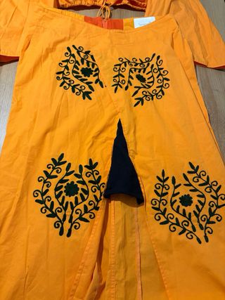 Conjunto IQ Collection Naranja y verde