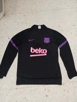 Sudadera Entrenamiento FC Barcelona Nike Negra