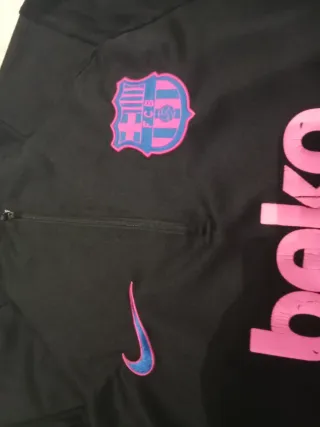 Sudadera Entrenamiento FC Barcelona Nike Negra