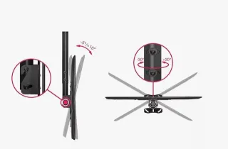 Soporte Tv Techo de 20 a 55 pulgadas. NUEVO