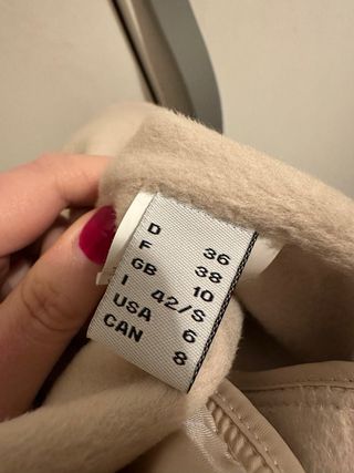 Cappotto Beige Taglia