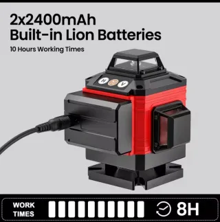 Nivel Láser 4D 16 Líneas Trípode Accesorios