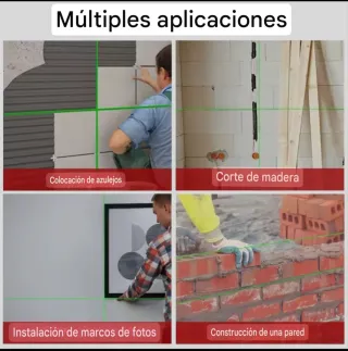 Nivel Láser 4D 16 Líneas Trípode Accesorios