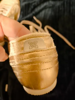 Bambas Munich niña rosa lentejuelas T.37