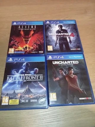 4 Juegos PS4: Uncharted, Star Wars, Aliens
