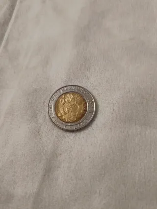 Moneta bimetallica 500lire della Repubblica di S M