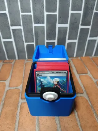 Deckbox Pokémon Lukario Azul