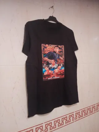 Camiseta Estampada Hombre Talla L