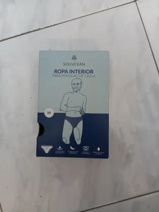 Calzoncillo SOUVERAN pérdida orina Talla M