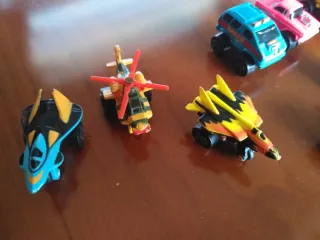 Lote coches miniatura Road Champs + edificios