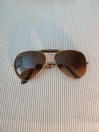 Gafas de sol Ray-Ban Aviator Marrón/Dorado