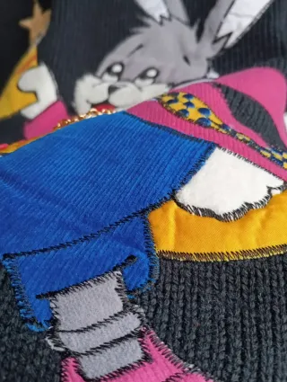 Jersey Vintage Conejo Espacial Talla Única