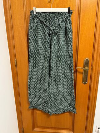 Pantalón ancho estampado verano talla única