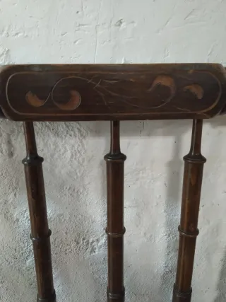 Cabecero madera marquetería S.XIX