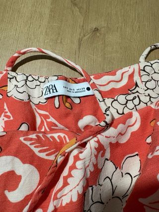 Vestido Zara Estampado Floral