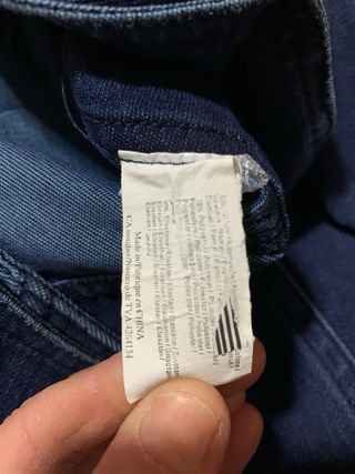 Gonna media di jeans con bottoni per donna Only