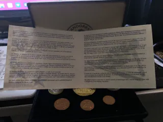 Cartera 9 Monedas Andorra 2003 profesional