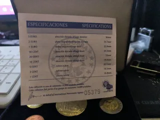 Cartera 9 Monedas Andorra 2003 profesional