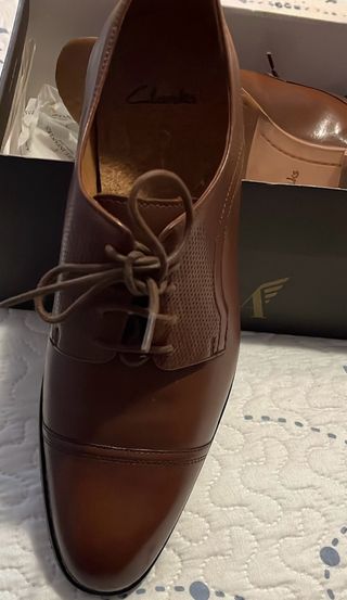 Zapatos Clarks Marrones Talla 41