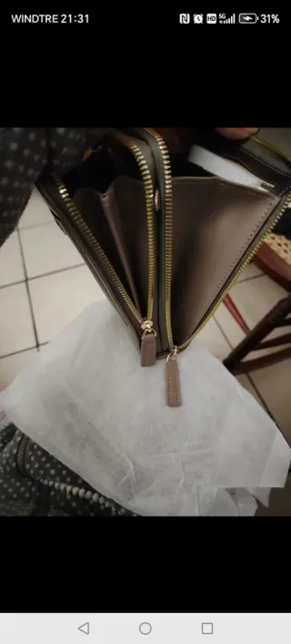 Borsa tracolla porta cellulare Forever Young grigi