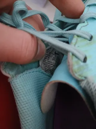 Zapatillas Nike Futbol Turquesa Talla 38.5