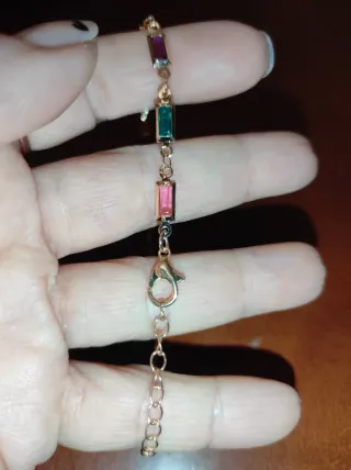 Bracciale Bijou Brigitte dorato con pietre