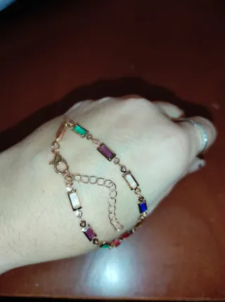 Bracciale Bijou Brigitte dorato con pietre