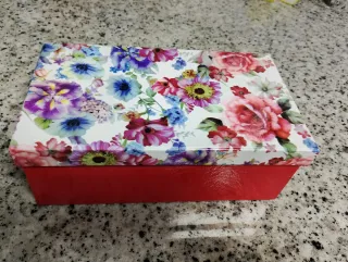 Juego 2 Tazas Porcelana Flores Rosas