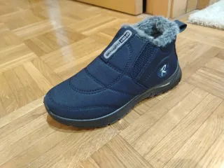 Botas azules con forro de pelo