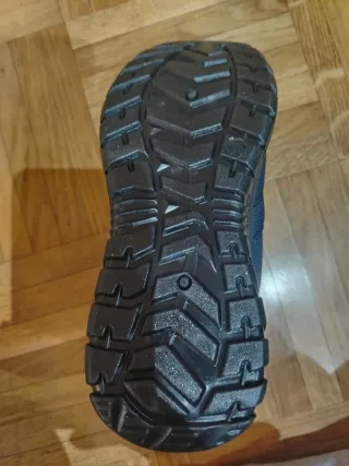 Botas azules con forro de pelo