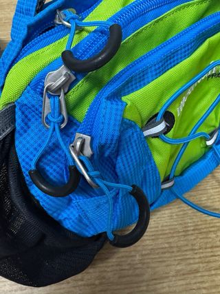 Riñonera Mountain Pro Azul y Verde