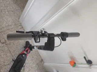 Patinete Eléctrico Rojo y Negro, segway ninebot