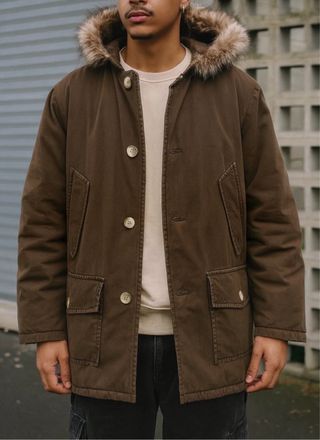 Parka Vintage Made in Italy con Pelliccia