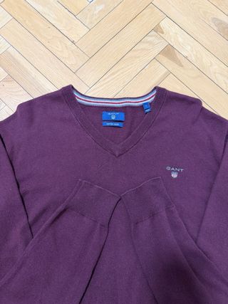 Jersey Gant Morado Talla L