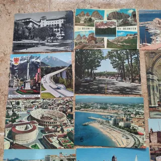 Lote 20 Postales Costa Azul y Suiza Años 60