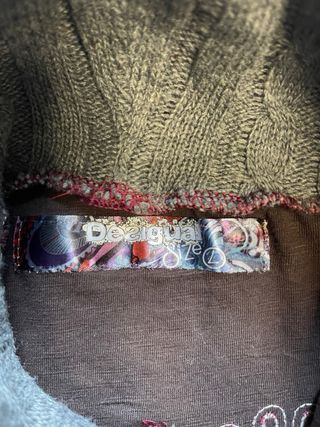 Vestido Desigual Marrón y Gris (L niñas) (S mujer)