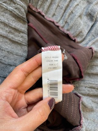 Vestido Desigual Marrón y Gris (L niñas) (S mujer)