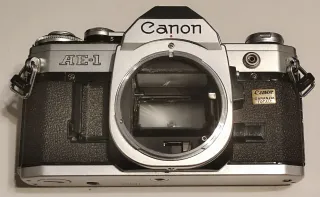 Canon AE-1 Cámara Analógica Plata/Negro