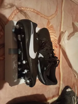 Zapatillas de fútbol Nike Negro/Plata