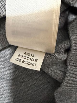 Jersey Gant Gris Talla L